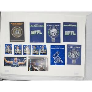Dallas Mavericks Swag Promotion Lot Trading Cards Patches Luka Doncic MFFL